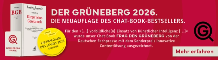 Grüneberg BGB Chat-Book 2026