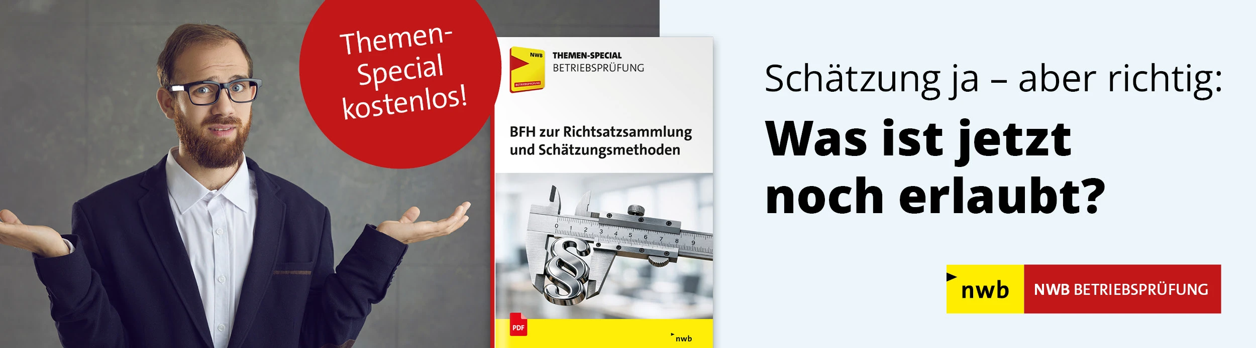 Banner nwb Betriebsprüfung