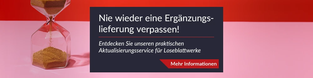 Aktualisierungsservice für Loseblattwerke 